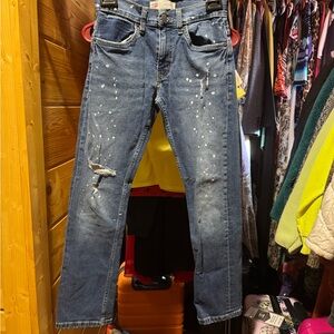 Levi's Boy's Slim Blue Jeans